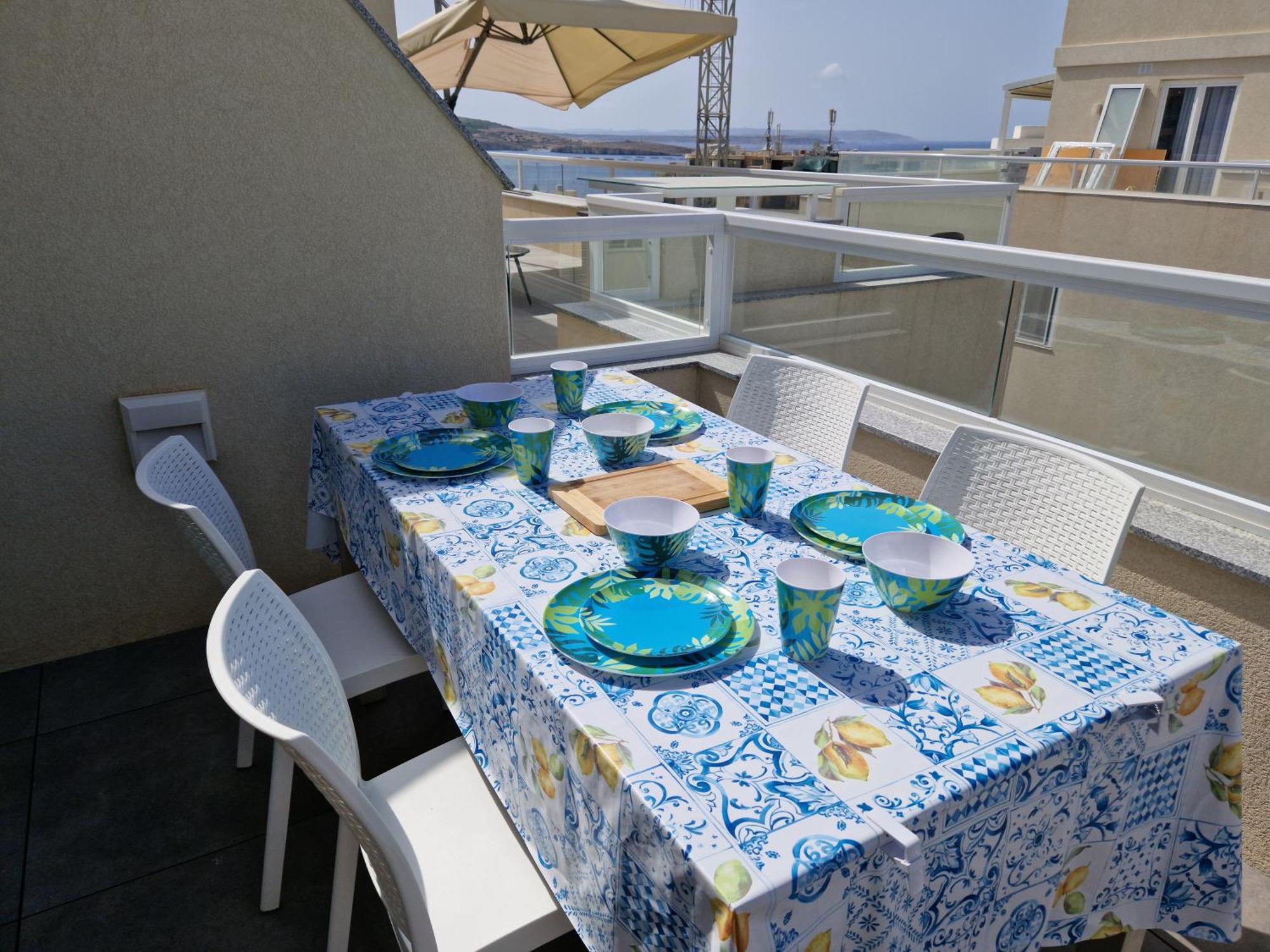 Апартаменты Sea View New Penthouse Terrace & Garage Parking Сент-Полс-Бей Экстерьер фото